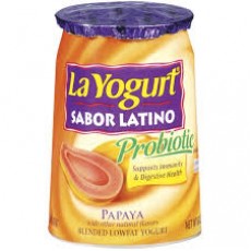 YOGURT PAPAYA SABOR LATINO LA-YOGURT - 6OZ 